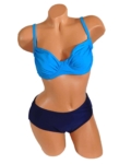 Kék színű merevítős bikini 7584
