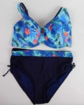 Virágmintás, merevítős bikini - 14362 - Tüzkiz