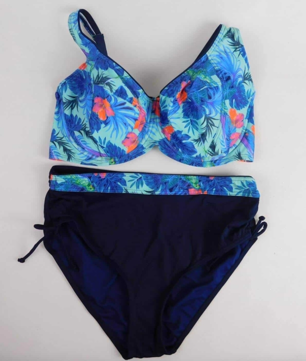 Virágmintás, merevítős bikini - 14362 - Tüzkiz