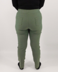 Nagy méretű, női sztreccsnadrág, gumis derekú - NW1193 - zöld2