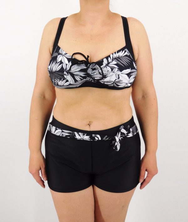 Virágmintás sortos bikini - FSB295-2 - Fehér