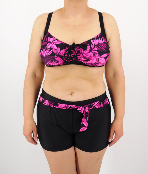 Virágmintás sortos bikini - FSB295-2 - Pink