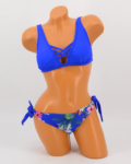 Kivehető szivacsos háromszög bikini - FBS347 - Kék