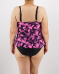 Merevítős, zárt hátú, szivacsos kosaras tankini – FB-8620-2
