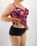 Nagyméretű A vonalú tankini – FR-68811 - Rózsaszín
