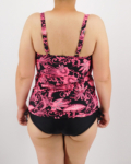 Nagyméretű A vonalú tankini – FR-68811 - Rózsaszín