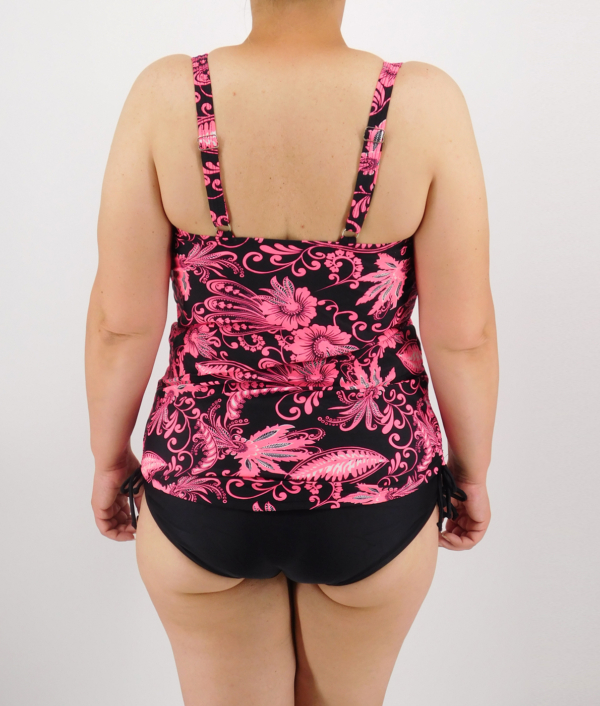 Nagyméretű A vonalú tankini – FR-68811 - Rózsaszín