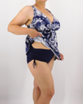 Nagyméretű, zárt hátú szoknyás tankini - R68801-2021-fehér2