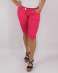 Pink sztreccs térdnadrág övvel – N-W673