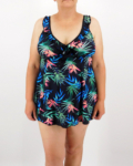 Szoknyás tankini - FSA2034-fekete