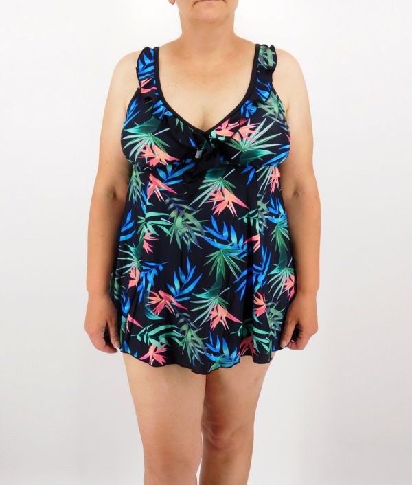 Szoknyás tankini - FSA2034-fekete