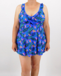 Szoknyás tankini - FSA2034-kék
