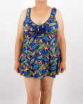 Szoknyás tankini - FSA2034-sötétkék