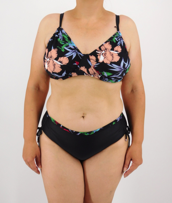 Merevítős, fekete bikini, E kosaras - FSB450-2