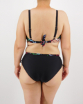 Merevítős, fekete bikini, E kosaras - FSB450-2
