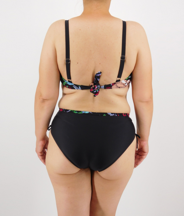 Merevítős, fekete bikini, E kosaras - FSB450-2