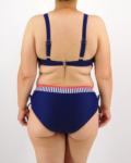 Merevítős, kivehető szivacsos bikini, csíkos - FB8445-1