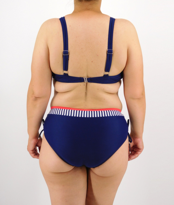 Merevítős, kivehető szivacsos bikini, csíkos - FB8445-1