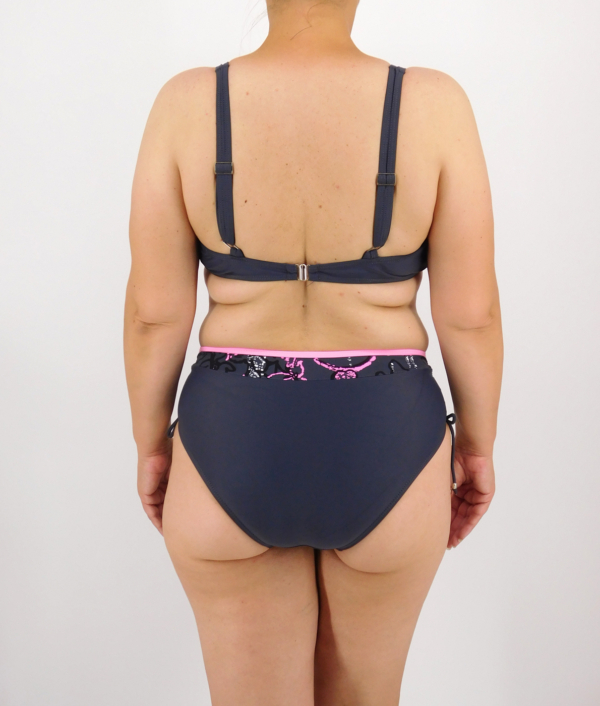 Merevítős, kivehető szivacsos bikini, mintás - FB8445-2