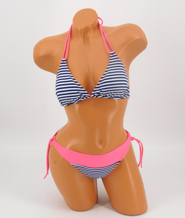Csíkos háromszög bikini - FS-6081-2