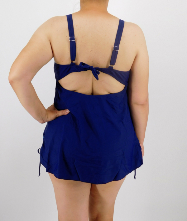 Kivehető szivacsos “A” vonalú tankini – FS-KK9910 - Kék