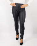 Bőrhatású női leggings – N-2203-1 - Fekete