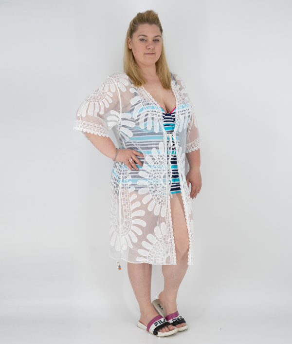 feher-alapon-himzett-mintas-noi-strandruha-4338 - fehér