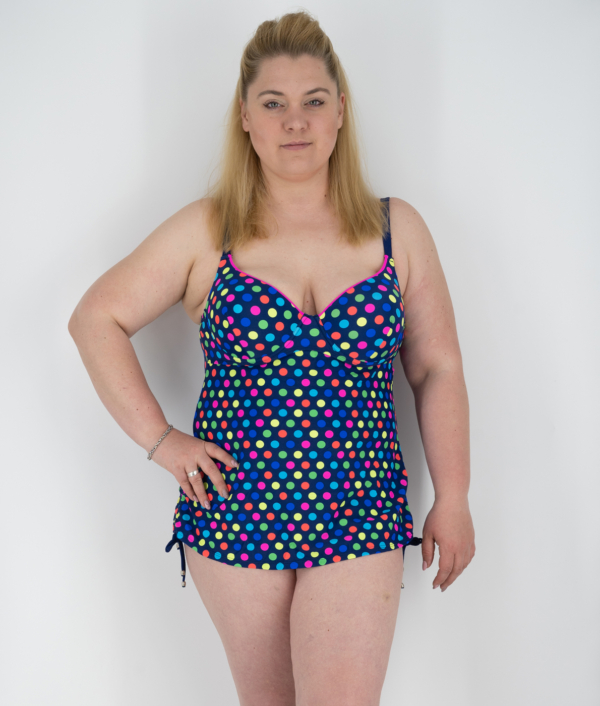 merevitos-zart-hatu-szivacsos-kosaras-tankini-fb-8620-4 - pöttyös