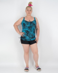 nagymeretu-merevito-nelkuli-kiveheto-szivacsos-tankini-ff-22256 - türkizkék