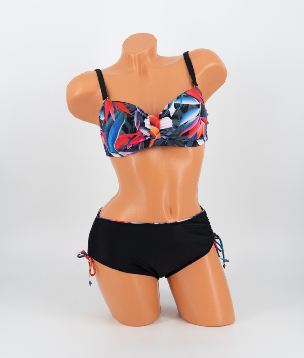 szivacs-betetes-bandeau-bikini-dd-3517 - fekete