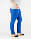 Nagyméretű női sztreccs nadrág - L-23-kék-3