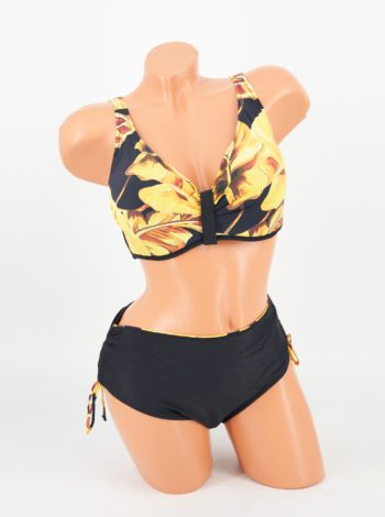 Merevítős bikini - 23003-2-sárga