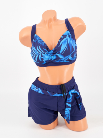 Toppos, sortos bikini - B295-A-kék