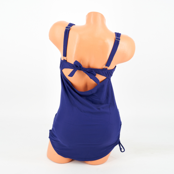 Virágmintás tankini - R6195-B-kék-fehér-2