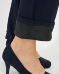 Téli női nadrág, egyenes szárral - 5828-kék-6