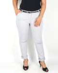 Elegáns női nadrág + öv - N2825 - Szürke
