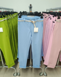 Elegáns női nadrág + öv - N2808 - Babakék