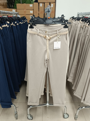 Elegáns női nadrág + öv - N2808 - Fangó