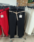Elegáns női nadrág + öv - N2808 - Fekete 11 Elegáns női nadrág + öv - N2808 - Fekete