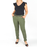 Elegáns őszi női nadrág + öv - N2808 - Keki-2