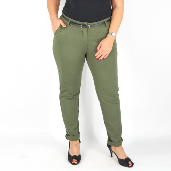 Elegáns őszi női nadrág + öv - N2808 - Keki-5
