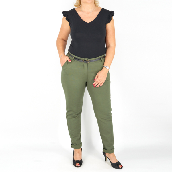 Elegáns őszi női nadrág + öv - N2808 - Keki-6