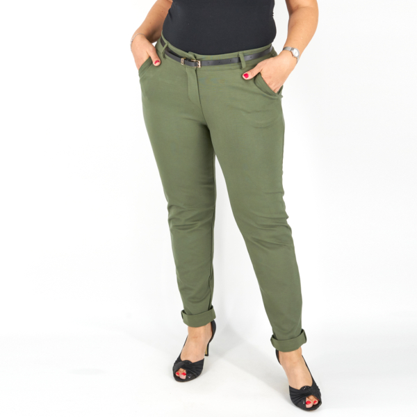 Elegáns őszi női nadrág + öv - N2808 - Keki
