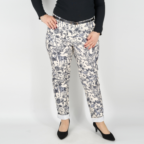 Elegáns női nadrág + öv - N3008-2