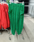 noi pamut nadrag aszimmetrikus alju n6165 benetton zold
