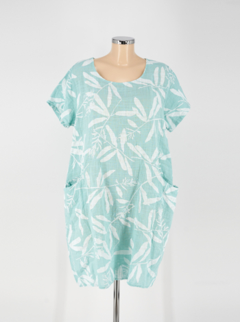 Géz nyári ruha - R2533 - Menta