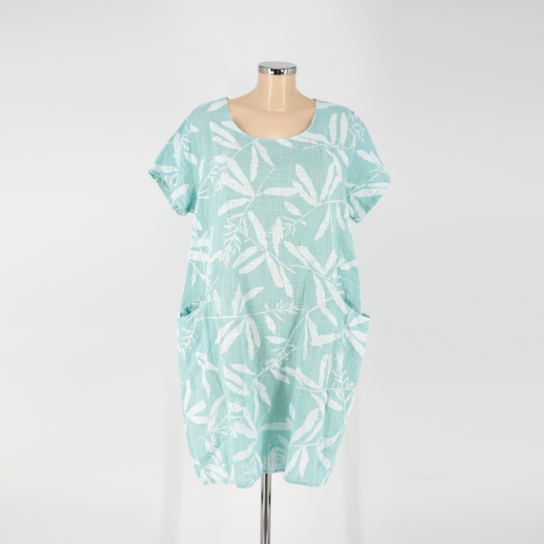 Géz nyári ruha - R2533 - Menta