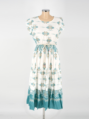 Mintás nyári ruha - R23060 - Menta