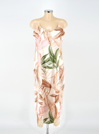 Vékony pántos maxi ruha - R13997 - Fangó