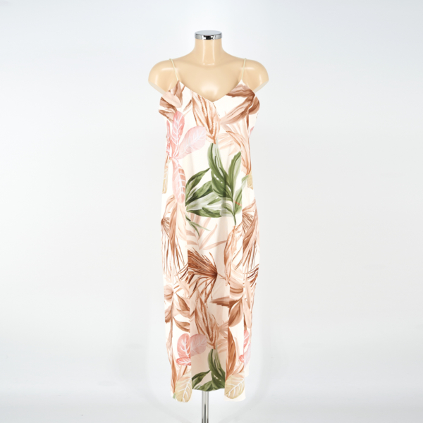 Vékony pántos maxi ruha - R13997 - Fangó
